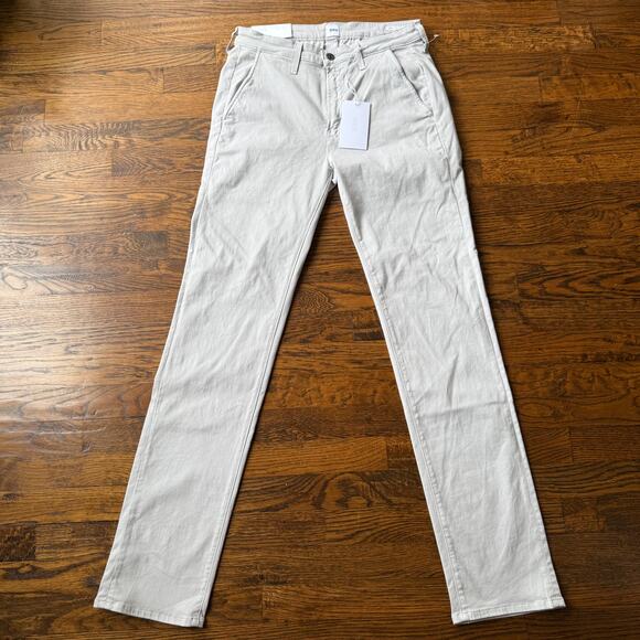 NWT Edwin Jeans Mens OTIS CHINO ENDURANCE PANTS Stretch Stone Khaki Sz 39x33 - Picture 1 of 7